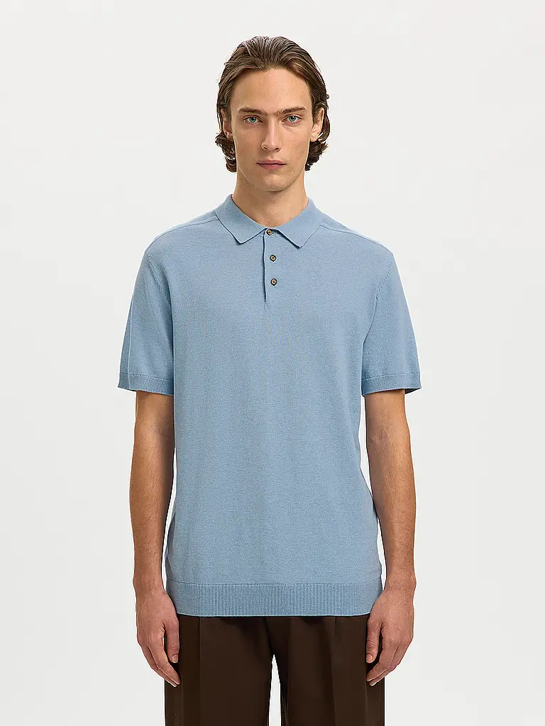 SELECTED | Poloshirt SLHBERG | Blau