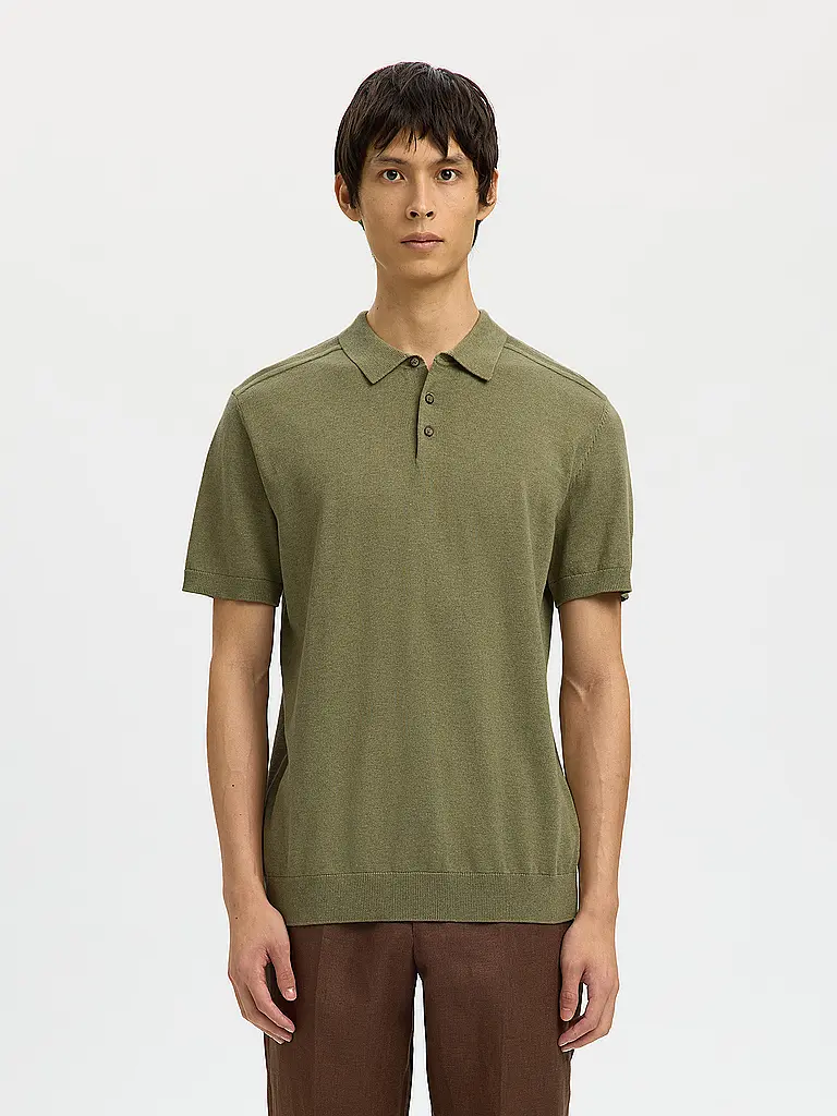 SELECTED | Poloshirt SLHBERG | Grün