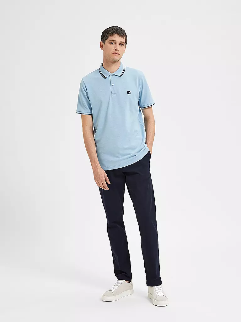 SELECTED | Poloshirt SLHDANTE  | hellblau