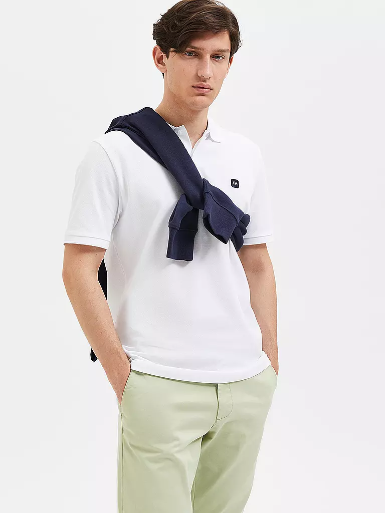 SELECTED | Poloshirt SLHDANTE  | weiss