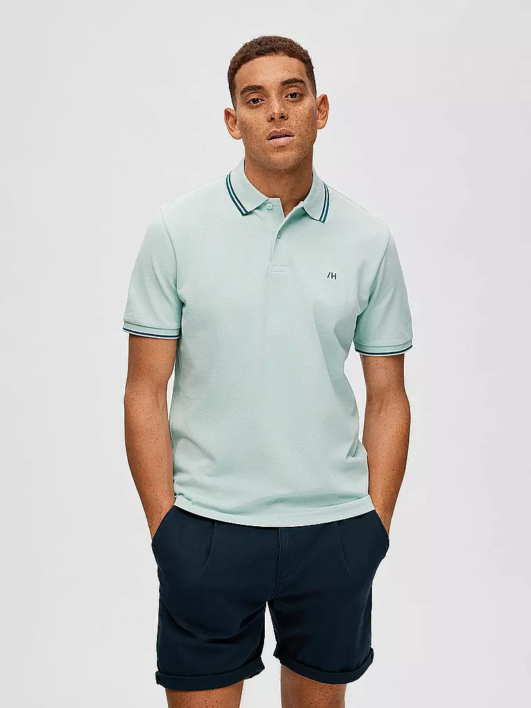 SELECTED | Poloshirt SLHDANTE | hellblau