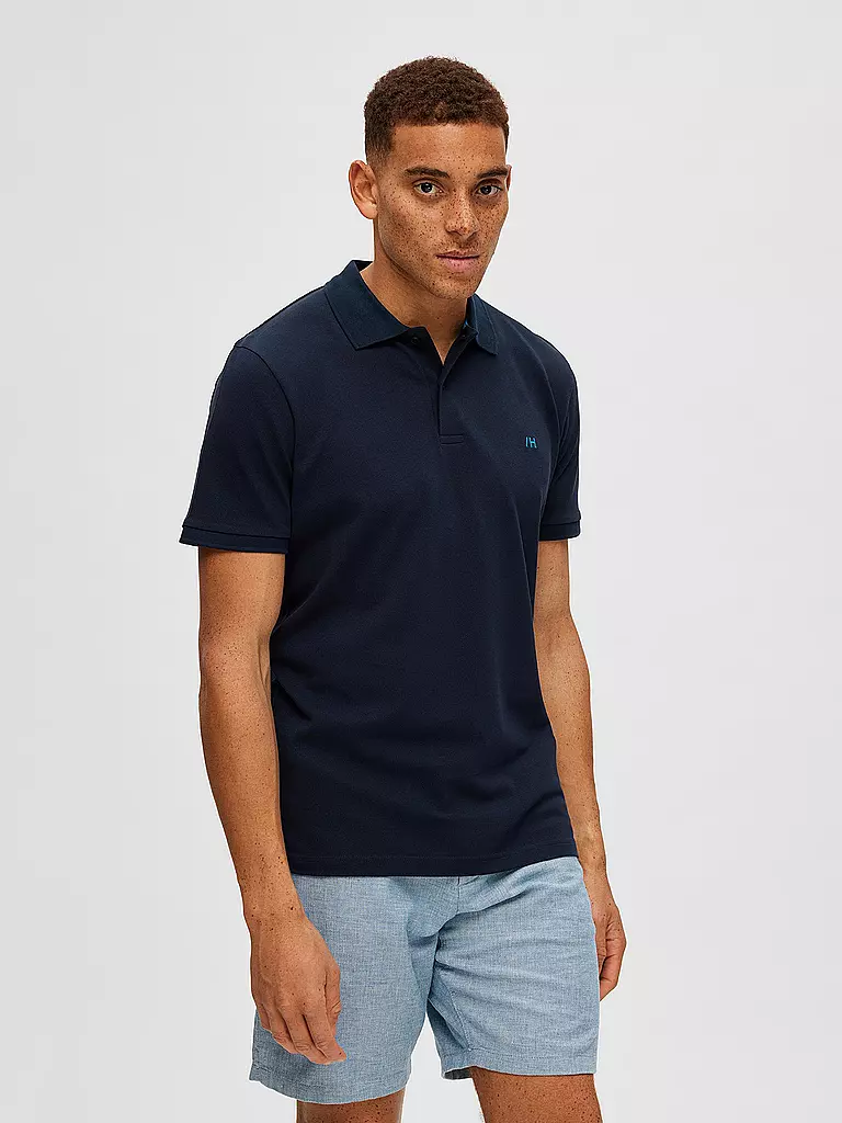 SELECTED | Poloshirt SLHDANTE | blau