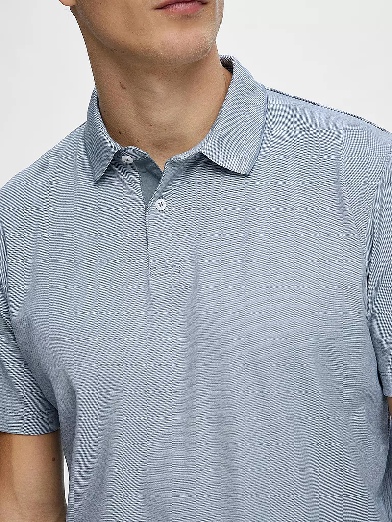 SELECTED | Poloshirt SLHLEROY COOLMAX | schwarz