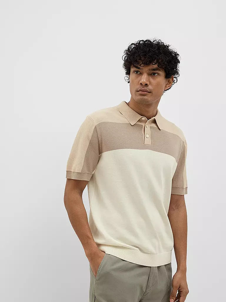 SELECTED | Poloshirt SLHMATTIS | beige