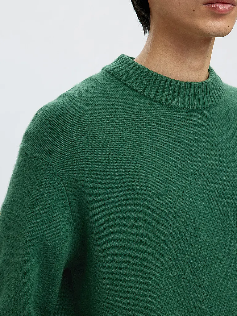 SELECTED | Pullover SLHCALLE  | dunkelgrün
