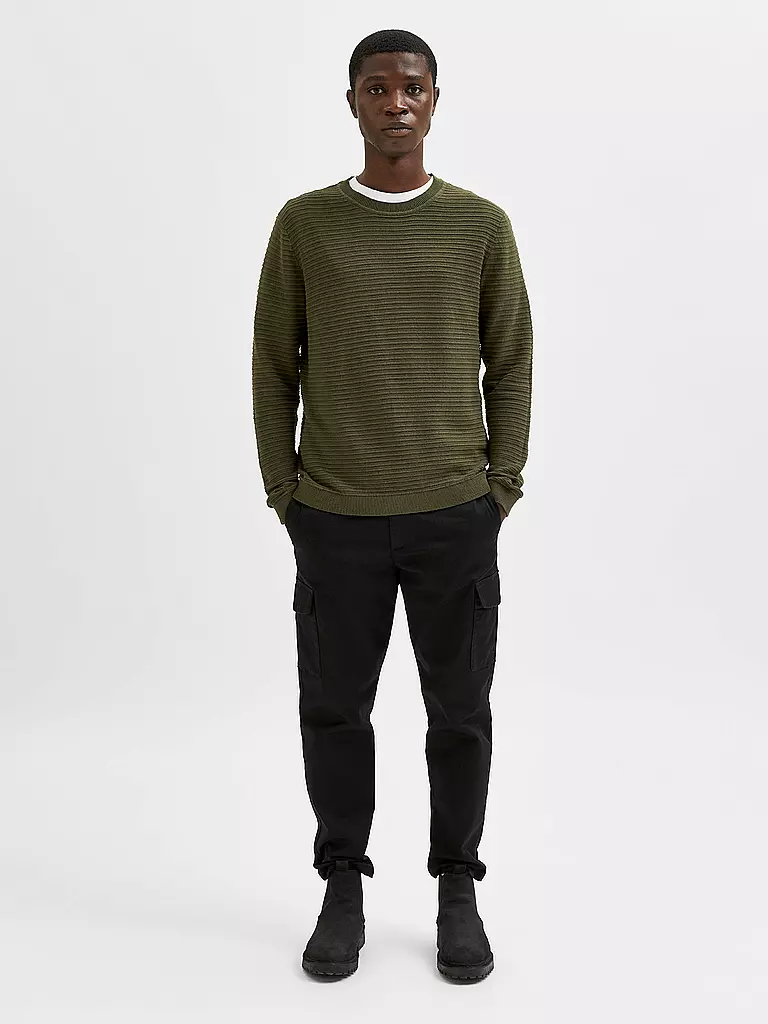 SELECTED | Pullover SLHMASEI  | olive