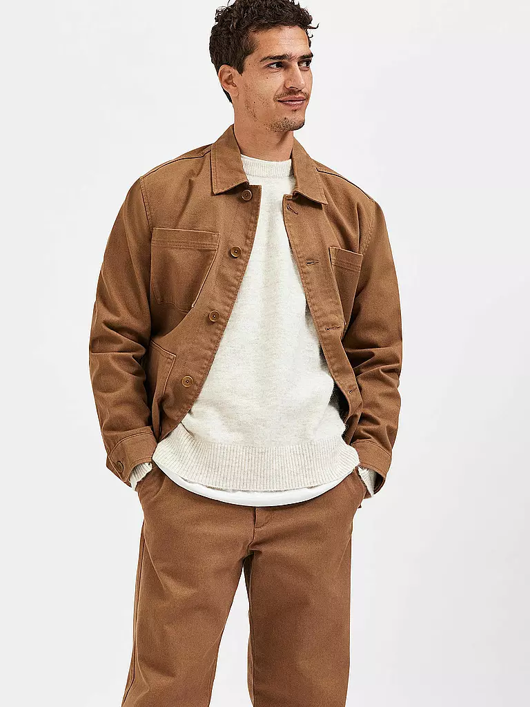 SELECTED | Pullover SLHRAI | braun