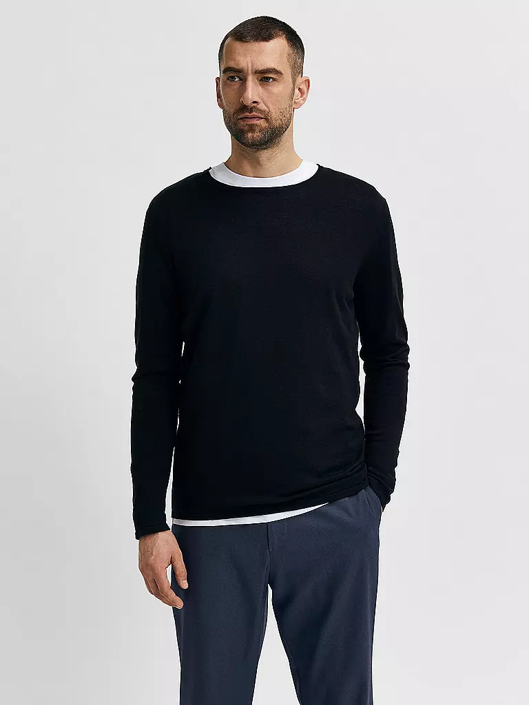 SELECTED | Pullover SLHROME  | schwarz