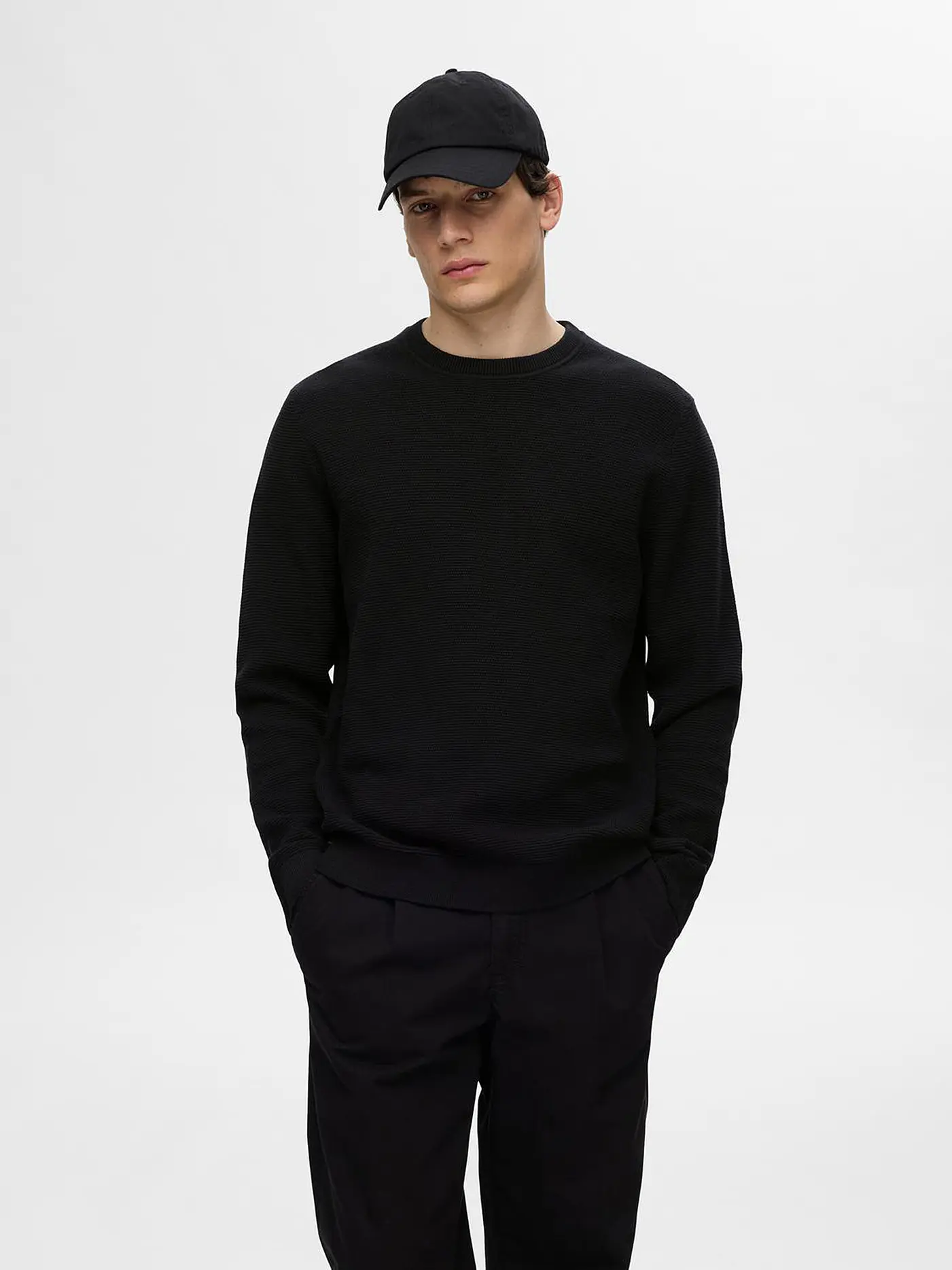 SELECTED | Pullover SLHROSS | schwarz