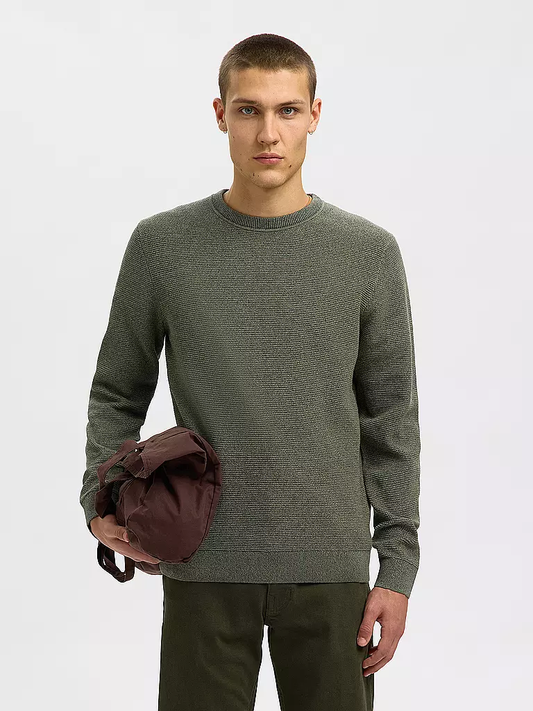 SELECTED | Pullover SLHROSS | olive