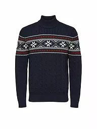 SELECTED | Rollkragenpullover SLHFLAKE | blau