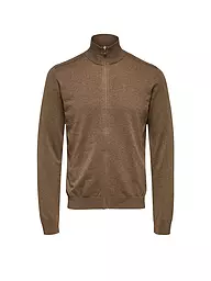 SELECTED | Strickjacke SLHBERG | braun