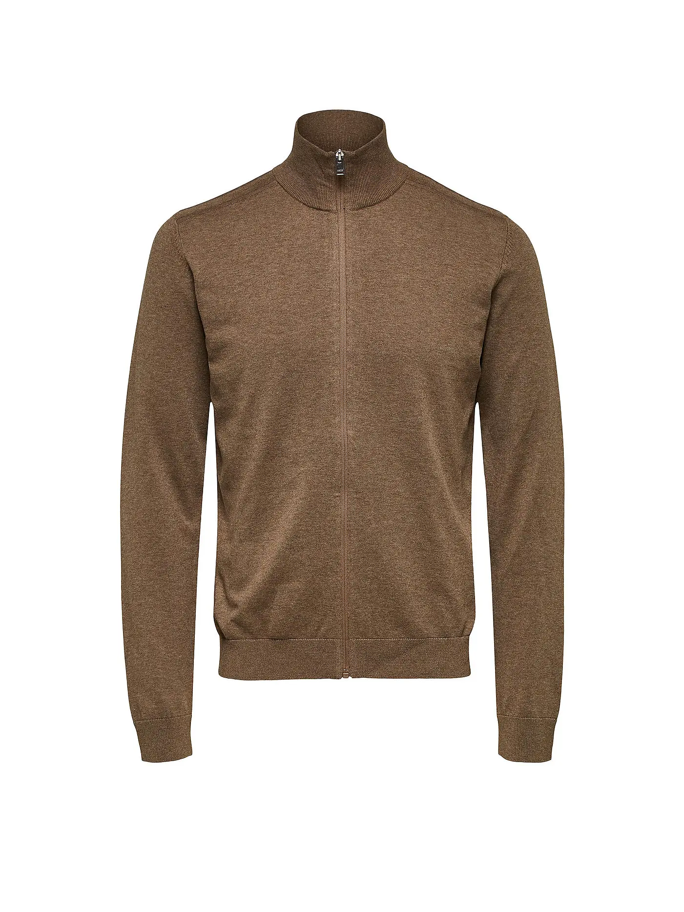 SELECTED | Strickjacke  | braun