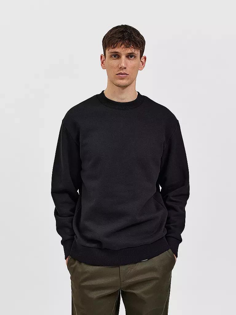 SELECTED | Sweater SLHRELAXHOFFMAN  | schwarz