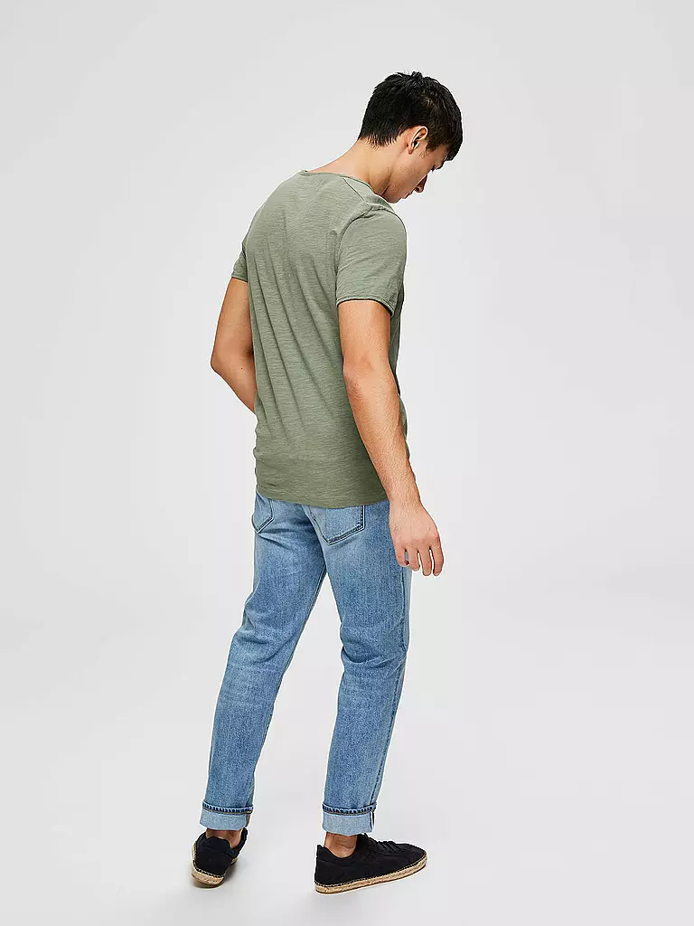 SELECTED | T-Shirt Regular Fit  | olive