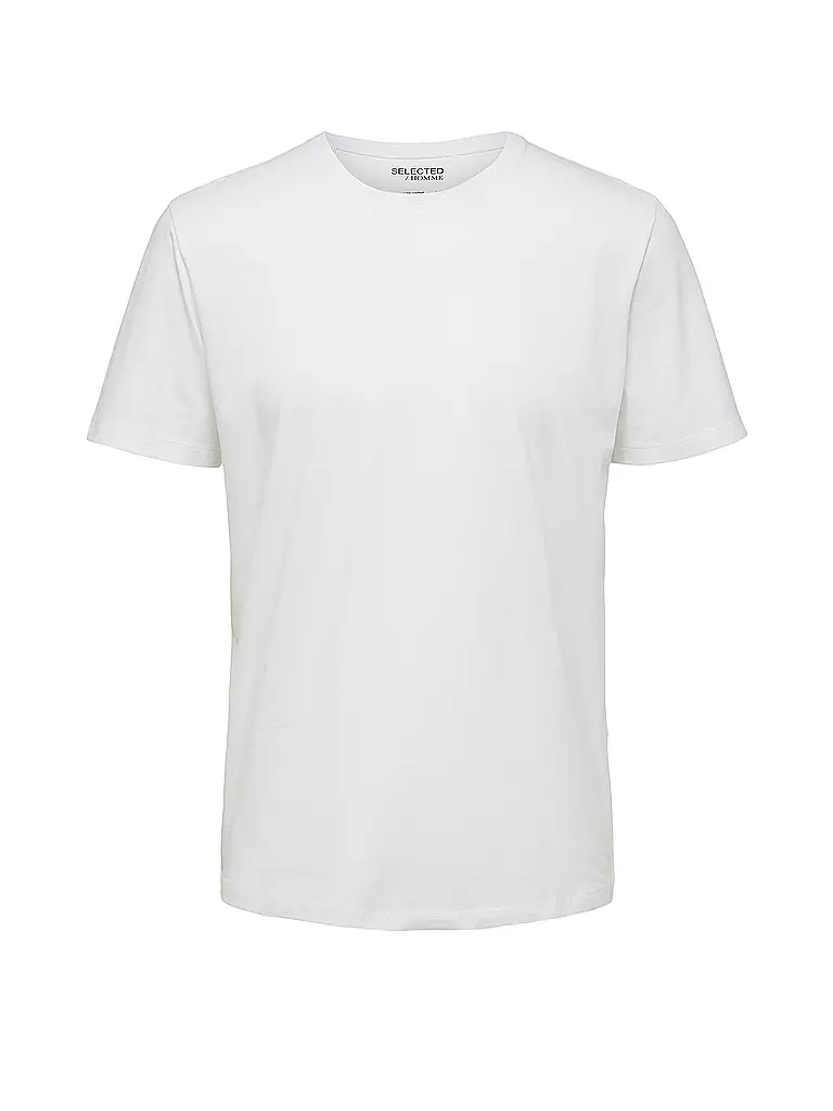SELECTED | T-Shirt SLHASPEN  | weiss