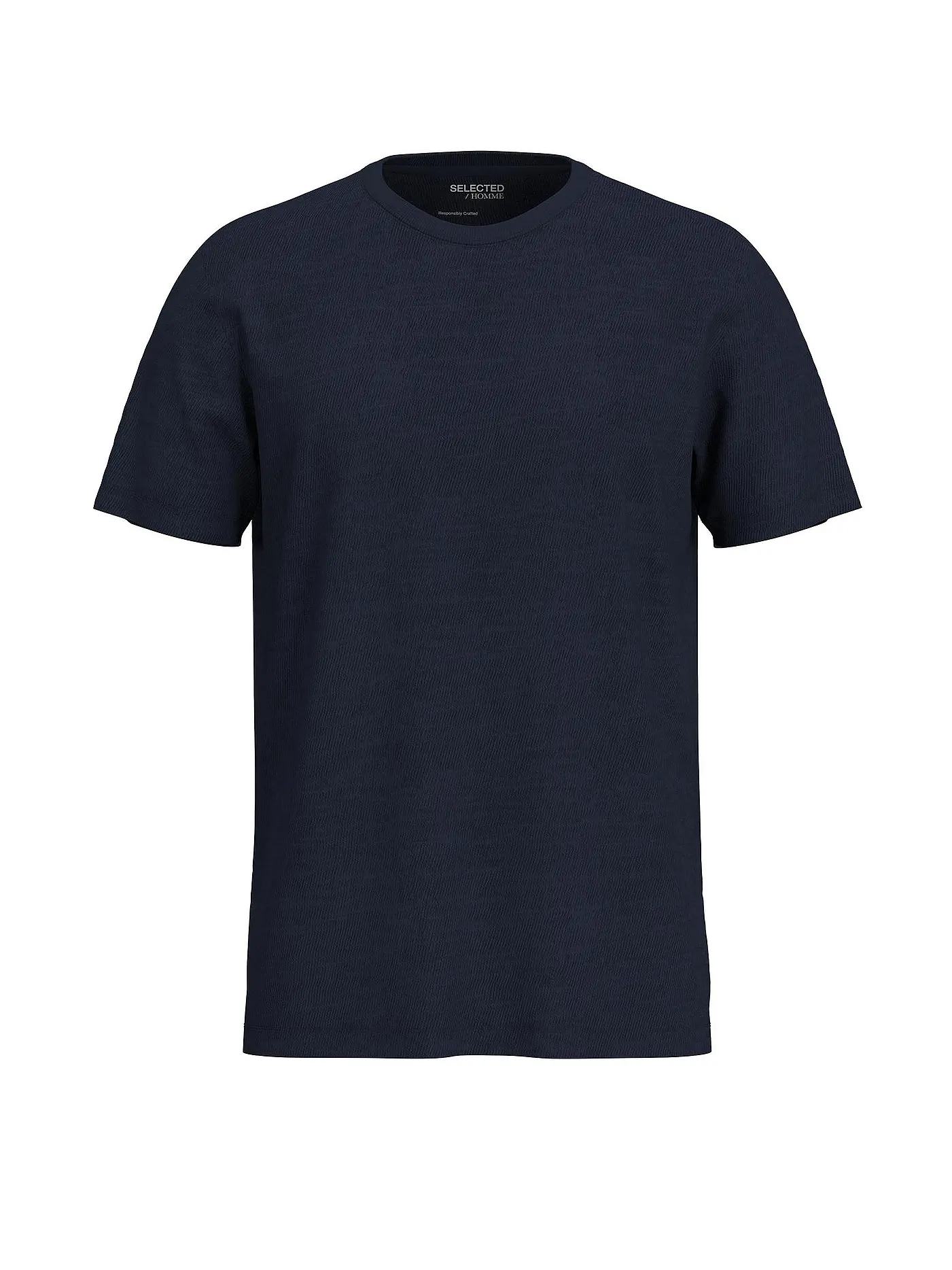 SELECTED | T-Shirt SLHASPEN | blau