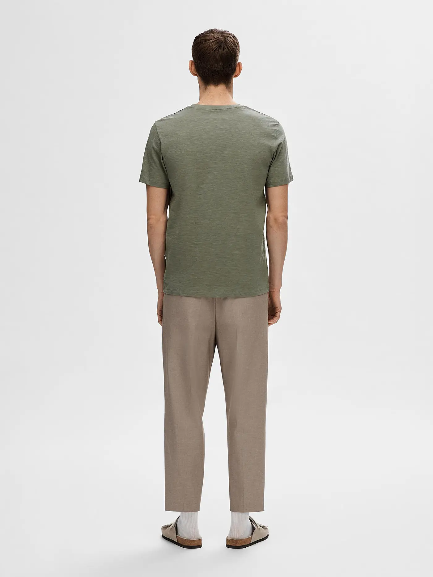 SELECTED | T-Shirt SLHASPEN | grün