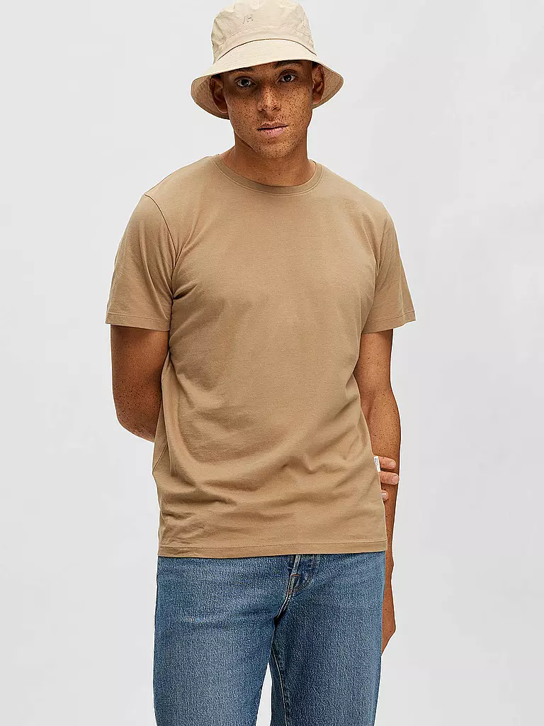 SELECTED | T-Shirt SLHASPEN | olive