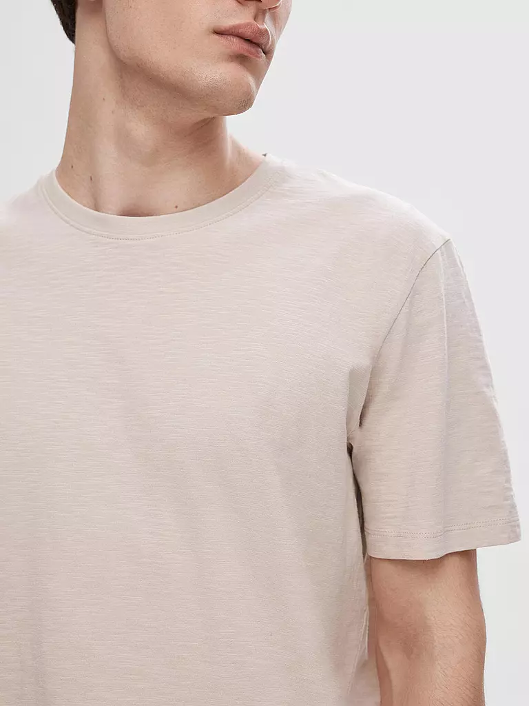 SELECTED | T-Shirt SLHASPEN | hellblau