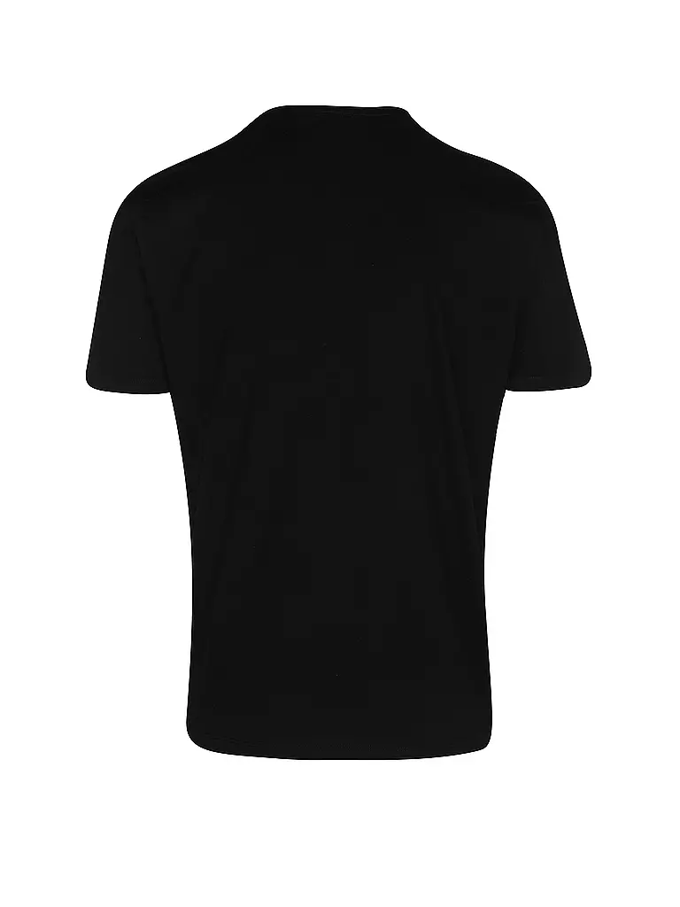 SELECTED | T-Shirt SLHPIMA ASK JOE | schwarz