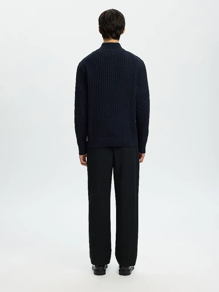 SELECTED | Troyer Pullover  | blau