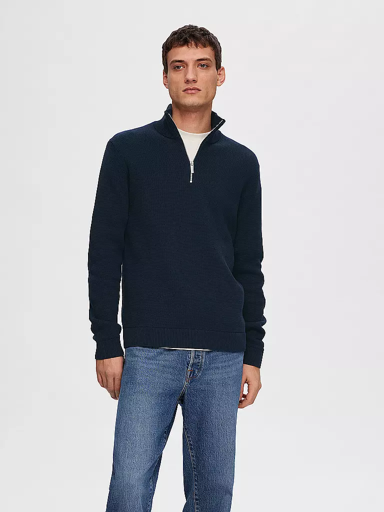 SELECTED | Troyer Pullover SLHDANE | blau
