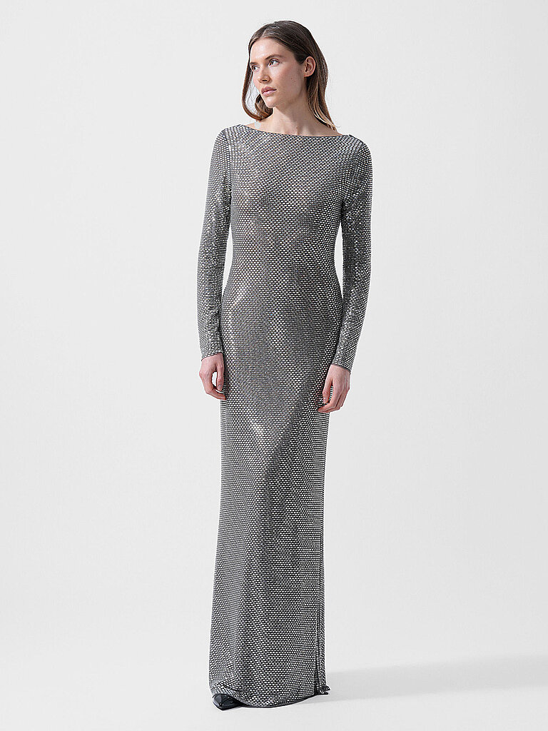 SELF-PORTRAIT Abendkleid  silber | 40