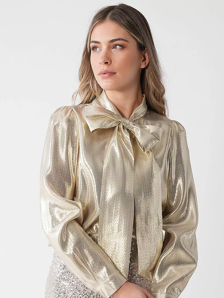 SELF-PORTRAIT | Bluse  | gold