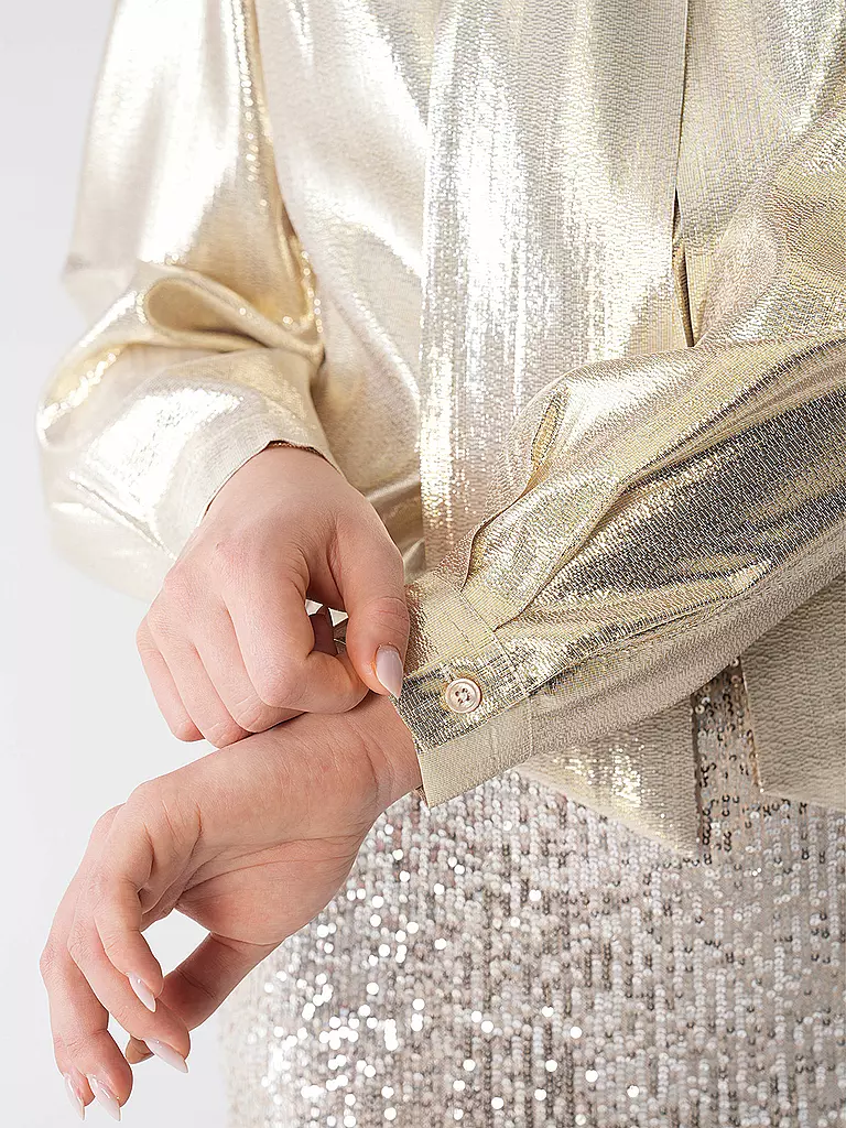 SELF-PORTRAIT | Bluse  | gold
