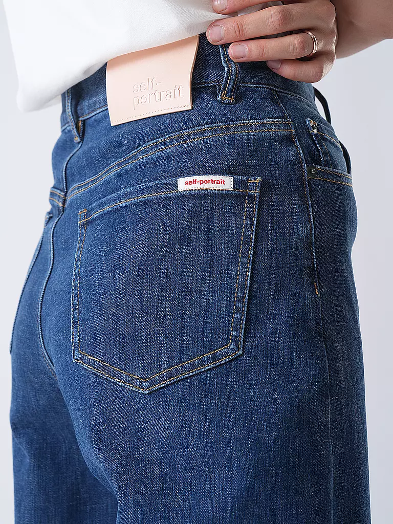 SELF-PORTRAIT | Jeans Balloon Fit | blau