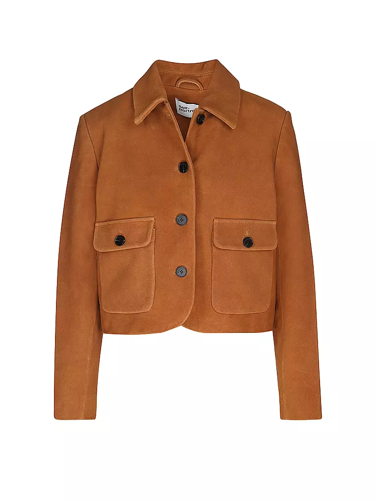 SELF-PORTRAIT | Lederjacke  | braun