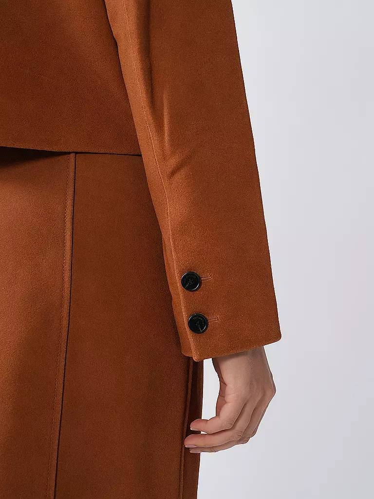 SELF-PORTRAIT | Lederjacke | braun