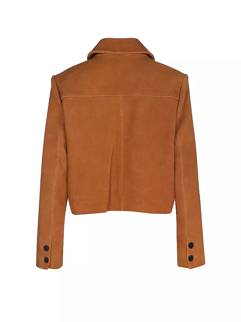SELF-PORTRAIT | Lederjacke | braun