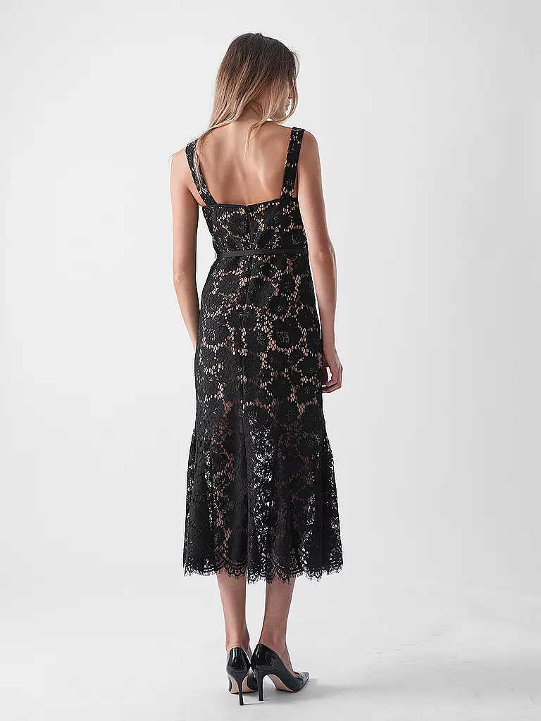 SELF-PORTRAIT | Midikleid  | schwarz