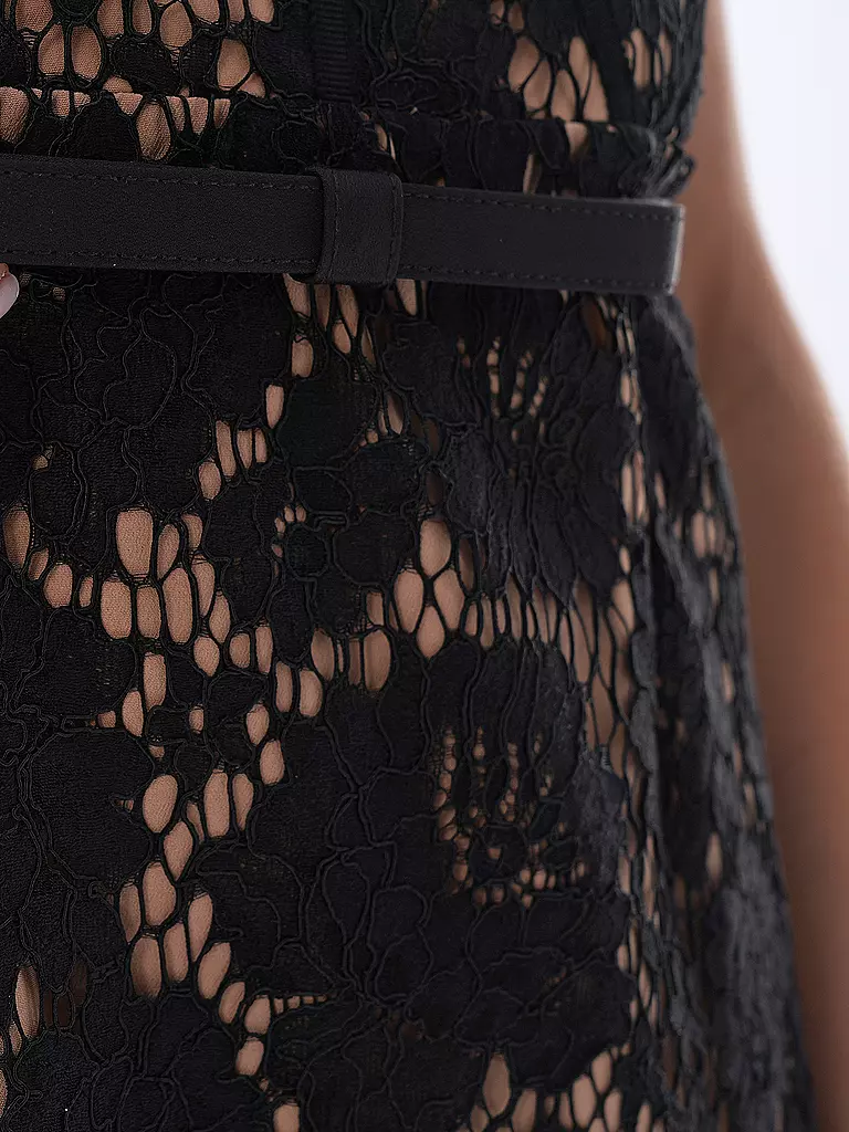 SELF-PORTRAIT | Midikleid  | schwarz