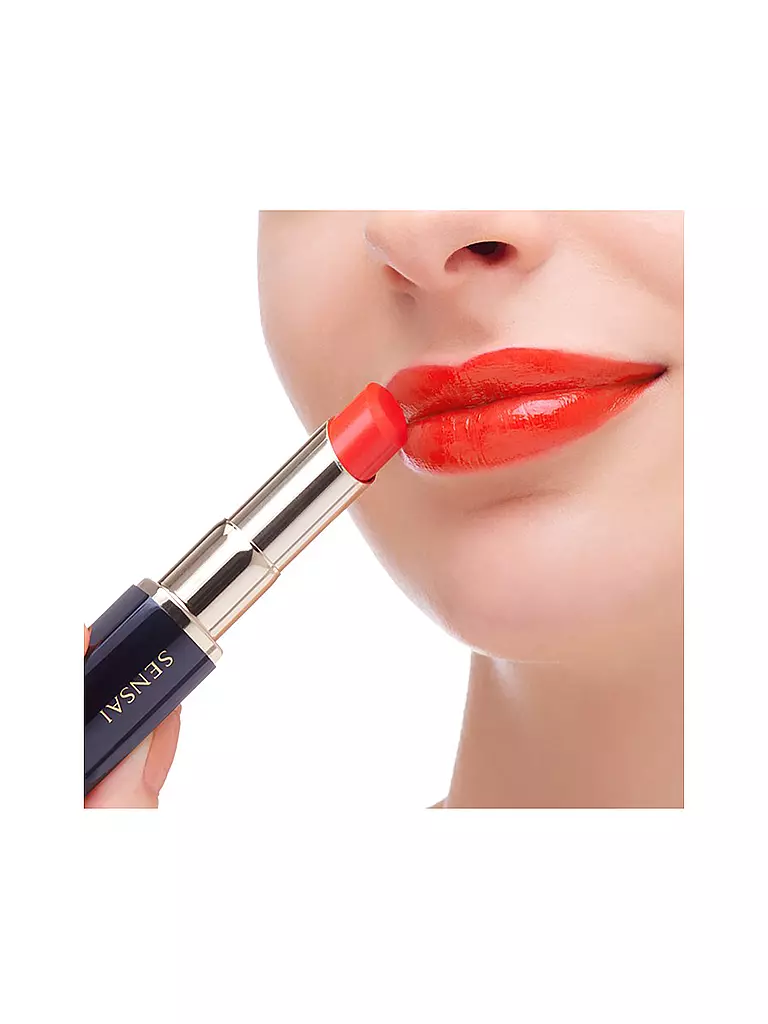 SENSAI | Lippenstift - Lasting Plump Lipstick Refill (LPL02 Vivid Orange) | orange