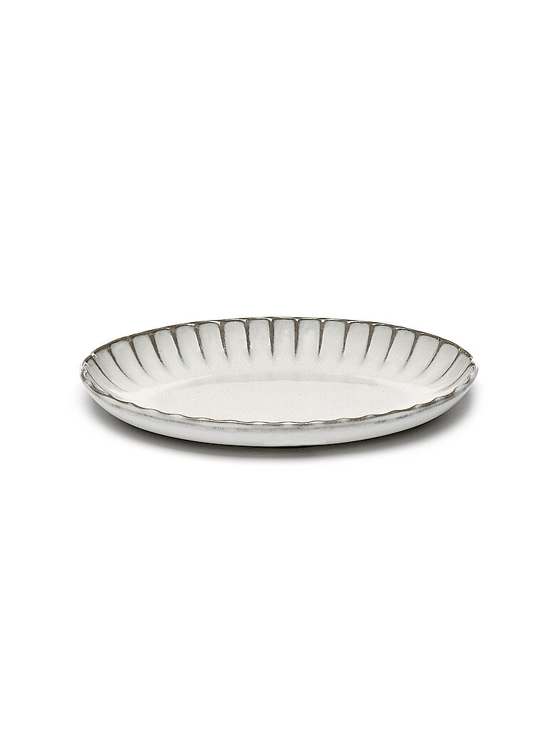 SERAX Schale oval tief Inku 22x15,4cm Weiss weiß