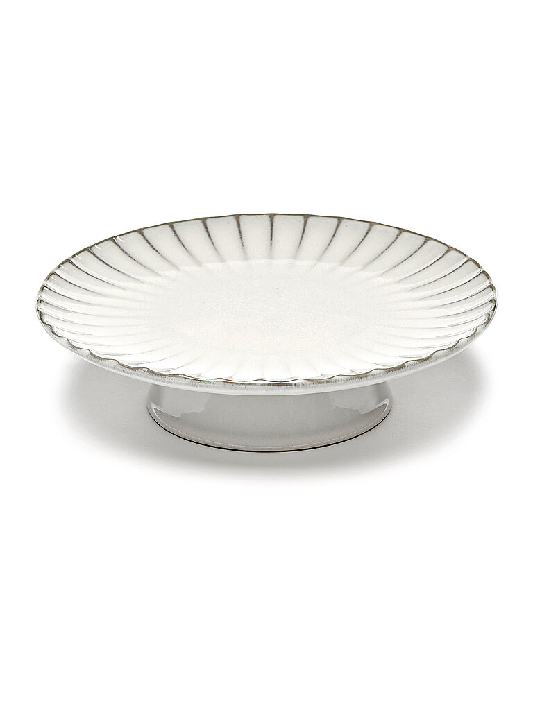 SERAX Tortenplatte L Inku 24x6,5cm Weiss weiß