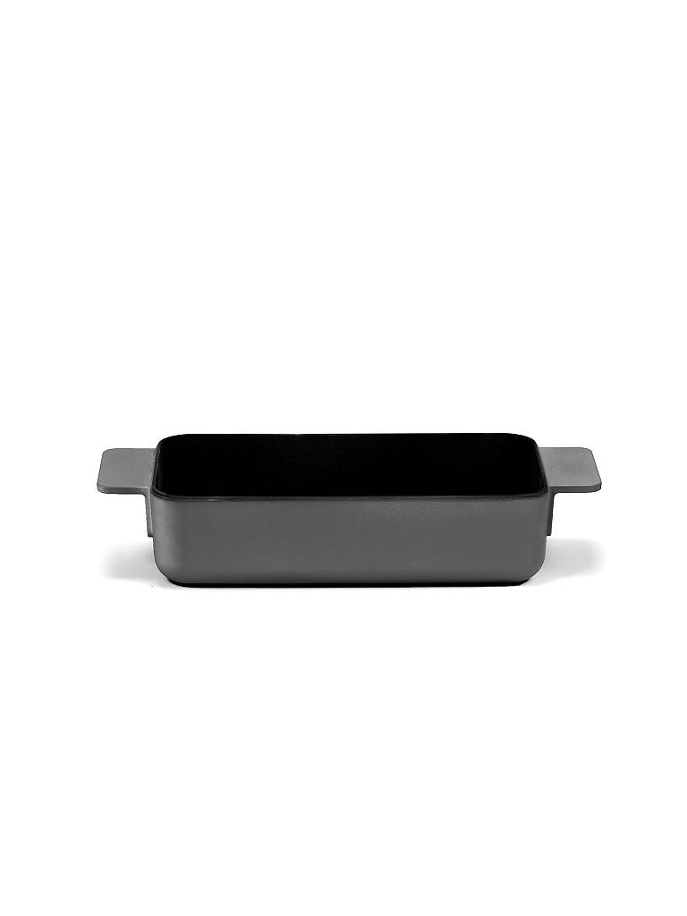 SERAX | Ofenpfanne "Surface - Enamel Cast Iron" 25x15cm (Schwarz) | schwarz