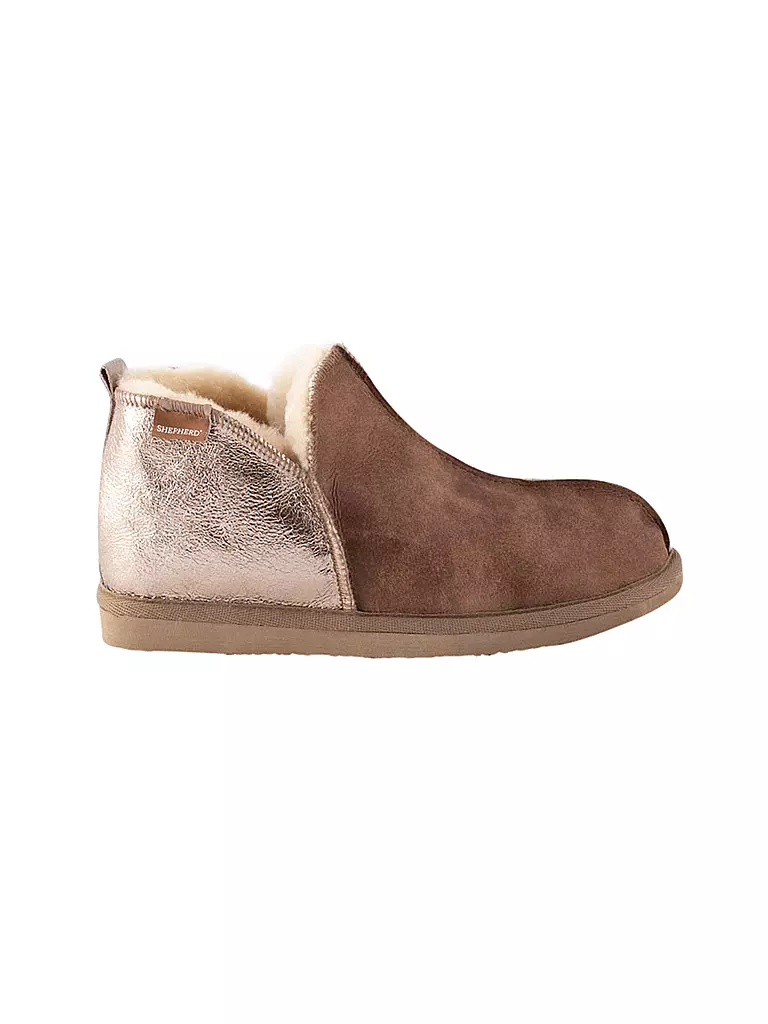 SHEPHERD OF SWEDEN | Hausschuhe - Schaffellpantoffeln Annie | braun