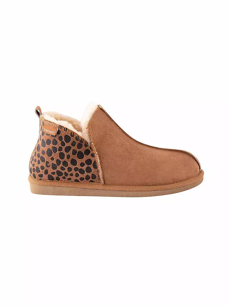 SHEPHERD OF SWEDEN | Hausschuhe - Schaffellpantoffeln Annie | camel