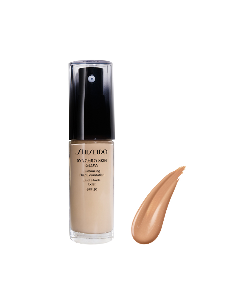 Shiseido Synchro Skin Glow Luminizing Fluid Foundation Spf20 30Ml (Rose 4)
