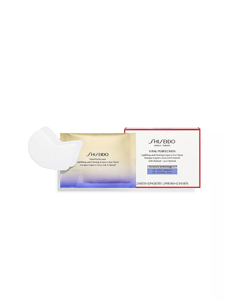 SHISEIDO | Augenmaske - Vital Perfection Uplifting and Firming Express Eye Mask 12 Stk  | keine Farbe