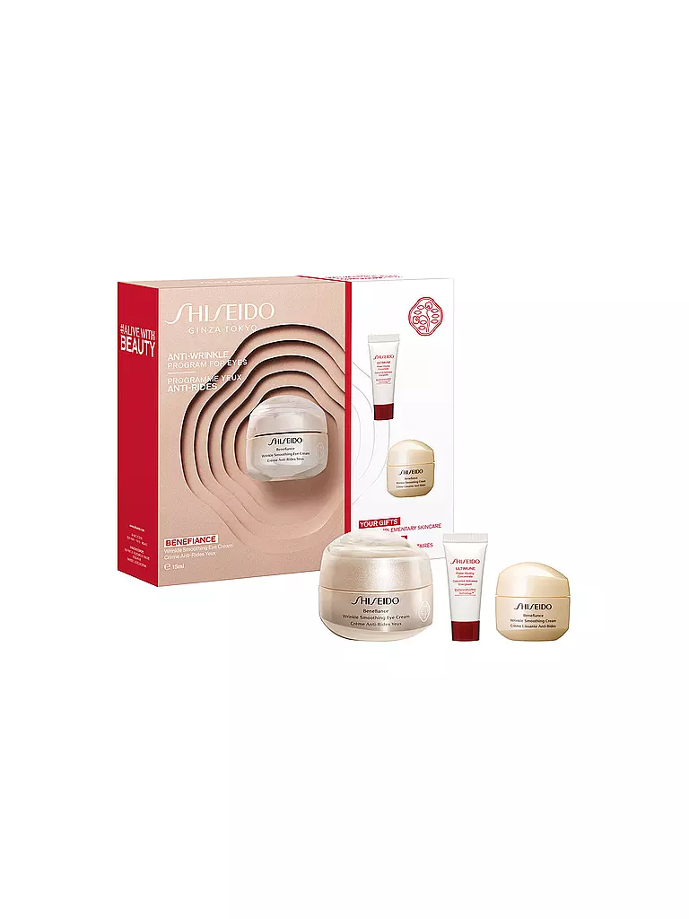 SHISEIDO | Geschenkset - Benefiance Wrinkle Smoothing Eye Cream Set 2x15ml / 5ml | keine Farbe
