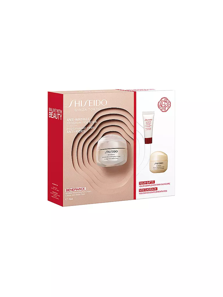 SHISEIDO | Geschenkset - Benefiance Wrinkle Smoothing Eye Cream Set 2x15ml / 5ml | keine Farbe