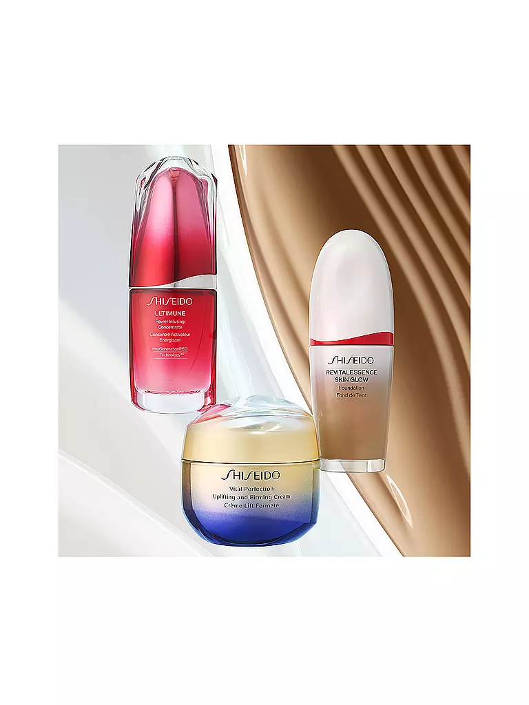 SHISEIDO | REVITALESSENCE Skin Glow Foundation SPF30 PA+++ (230 Alder) | hellbraun