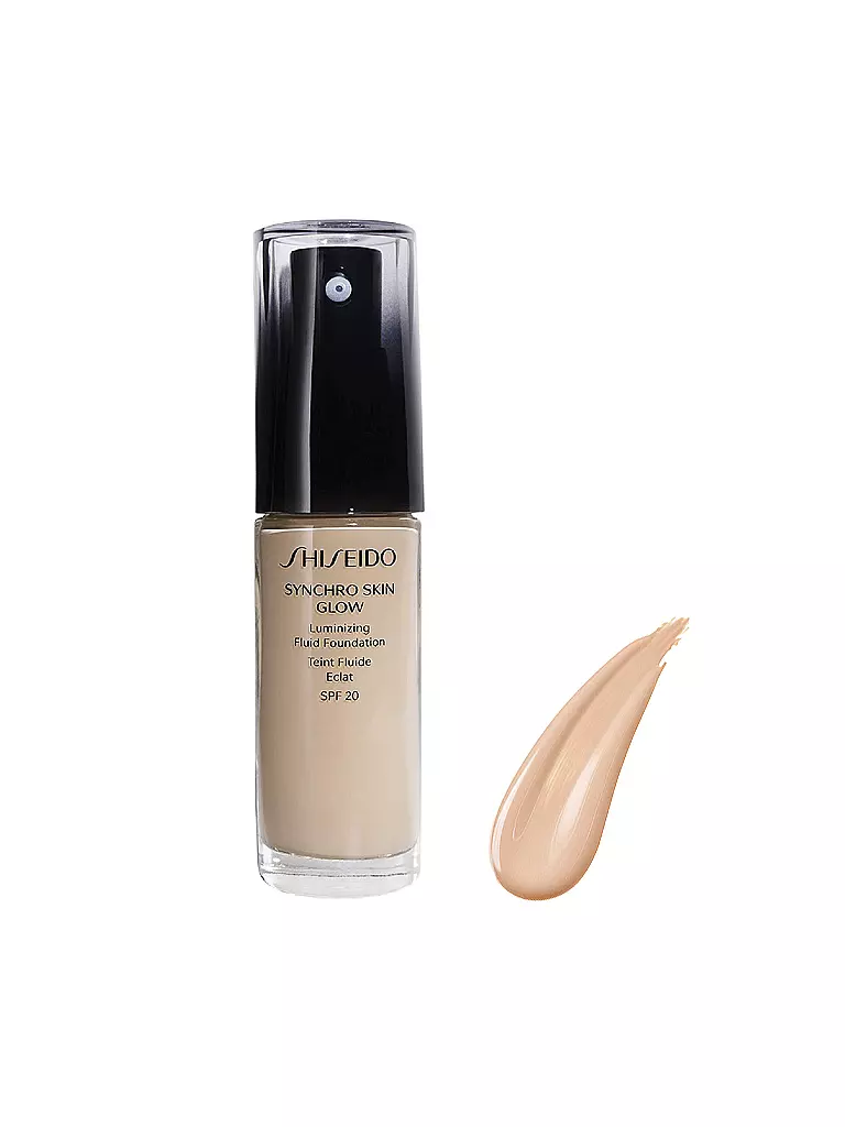 SHISEIDO | Synchro Skin Glow Luminizing Fluid Foundation SPF20 30ml (1 Rose) | rosa