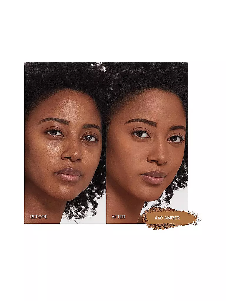 SHISEIDO | Synchro Skin Self-Refreshing Custom Finish Powder Foundation (440 Amber) | beige