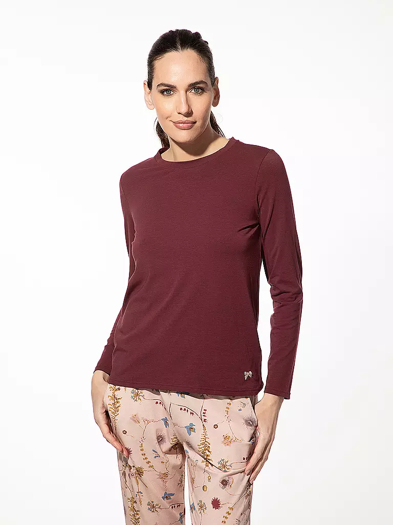 SHORT STORIES | Langarmshirt | dunkelrot